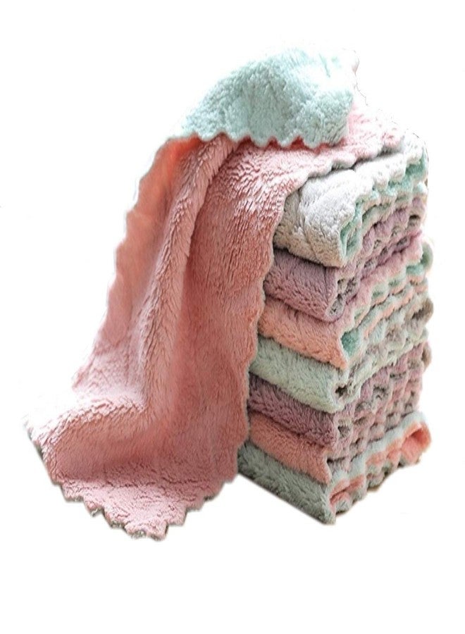 SynSo Microfiber Cloth - Pack of 4 - Soft Highly Absorbent Cleaning Rags, Lint Free - Microfiber Towels for Cars, House, Kitchen, Window (25 x 25 cm) - Image 1